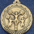 2.5" Stock Cast Medallion (Cheer Pom-Pom)